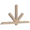 Ekena Millwork Kennewick Smooth Timber Gable Bracket, Douglas Fir, 72"W x 33"H x 3 1/2"D x 3 1/2"F, 11/12 Pitch GBW072X33X0404KEN00SDF - alternate 2